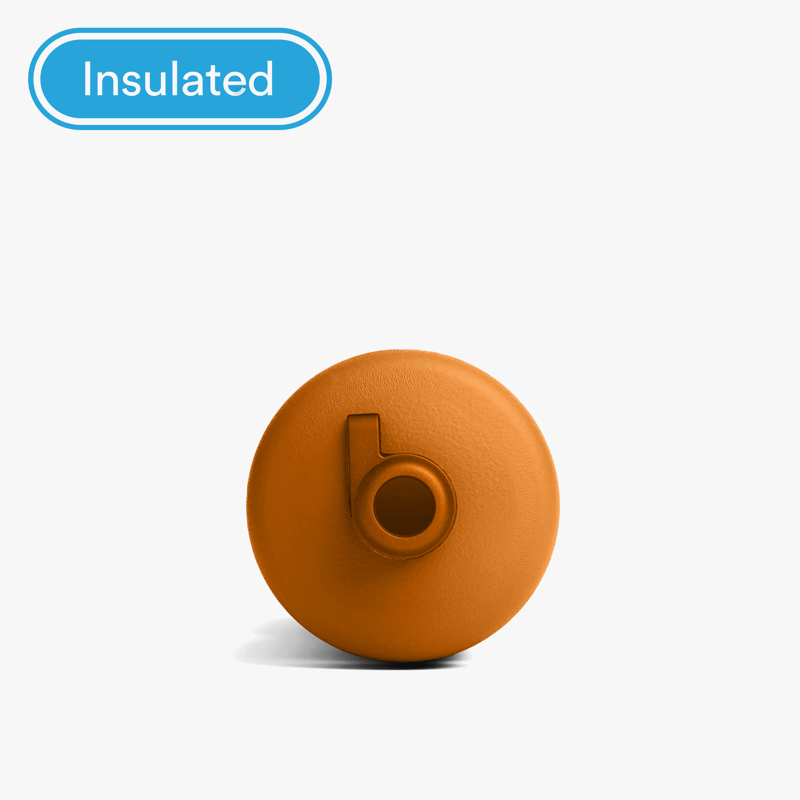 Bivo Trio 21 oz Insulated Water Bottle in Apricot-3