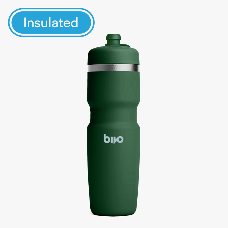 Bivo Trio 21 oz Insulated Water Bottle in Leaf