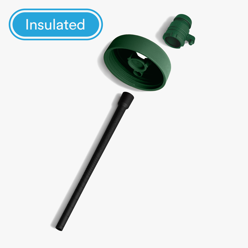 Bivo Trio 21 oz Insulated Water Bottle in Leaf-1