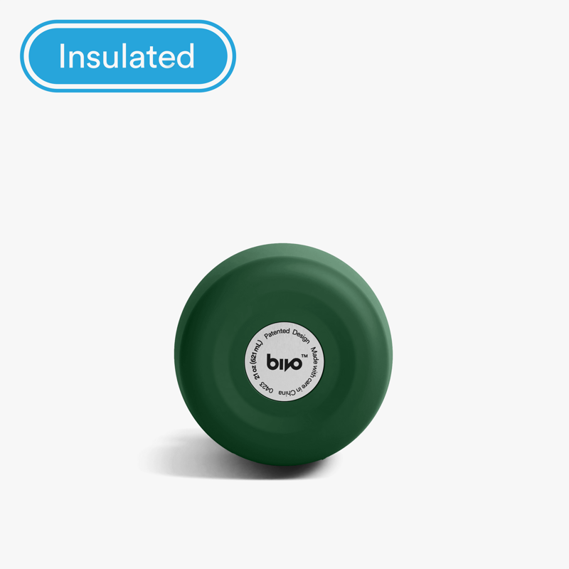 Bivo Trio 21 oz Insulated Water Bottle in Leaf-4