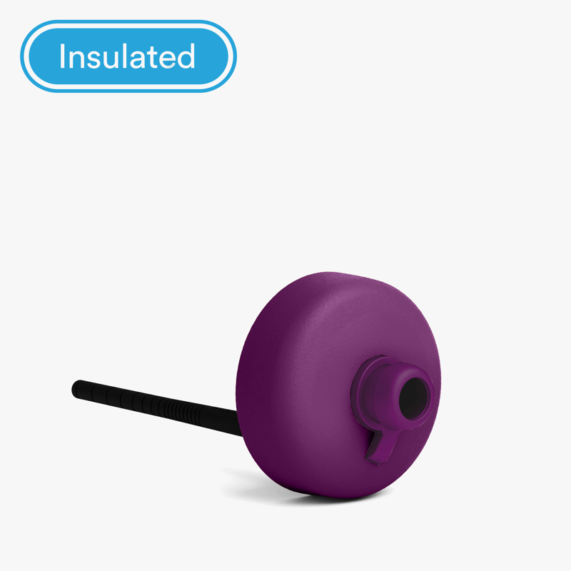 Bivo Trio 21 oz Insulated Water Bottle in Plum-2