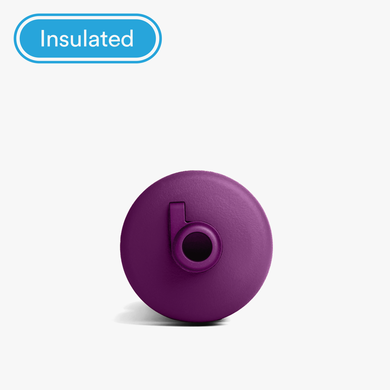 Bivo Trio 21 oz Insulated Water Bottle in Plum-3