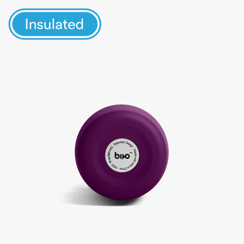 Bivo Trio 21 oz Insulated Water Bottle in Plum-4