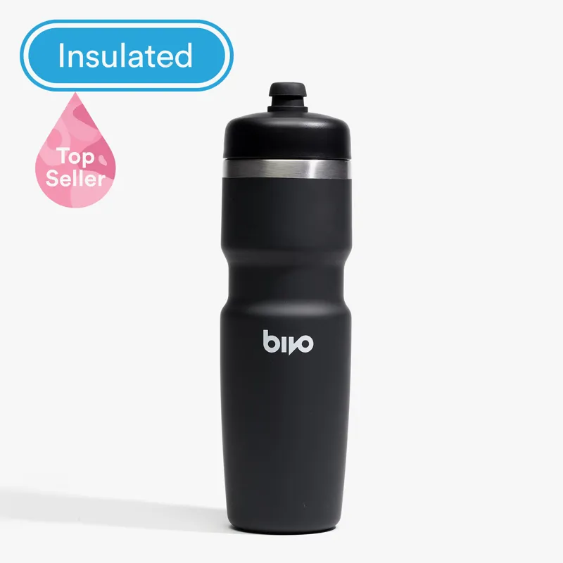Bivo Trio Insulated Bike Bottle 21oz in Black