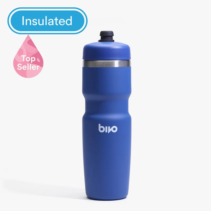 Bivo Trio Insulated Bike Bottle 21oz in True Blue