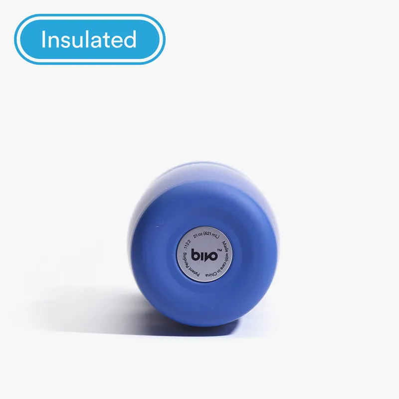 Bivo Trio Insulated Bike Bottle 21oz in True Blue-3