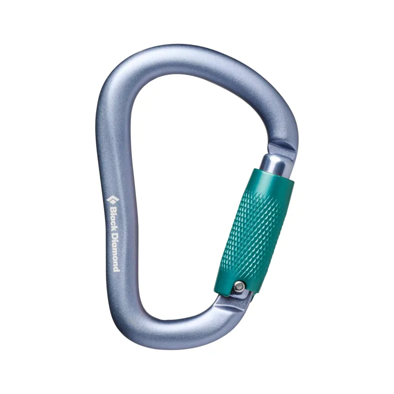 Black Diamond Rocklock Triple Lock Carabiner in Grey