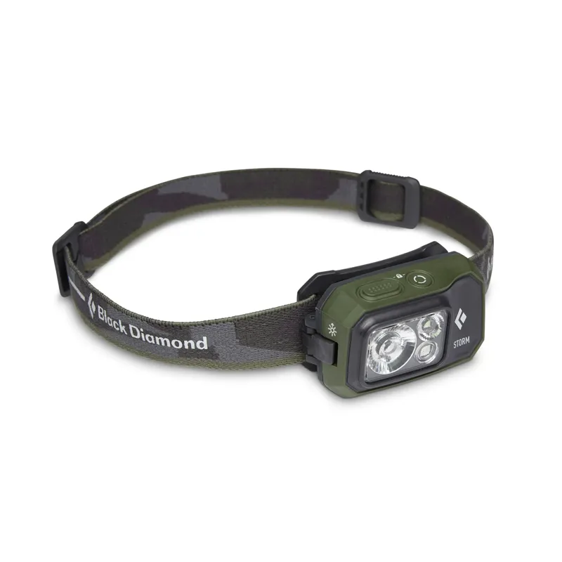 Black Diamond Storm 450 Headlamp in Dark Olive