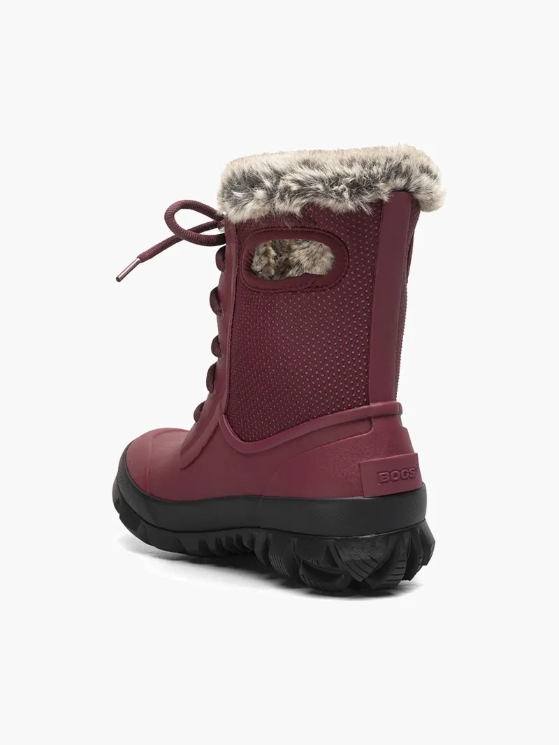 Bogs Women's Arcata Dots Winter Boots in Ox Blood-2