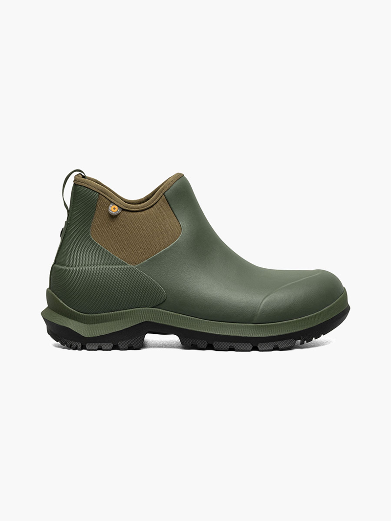 Bogs Sauvie Chelsea II Slip On Boots in Dark Green