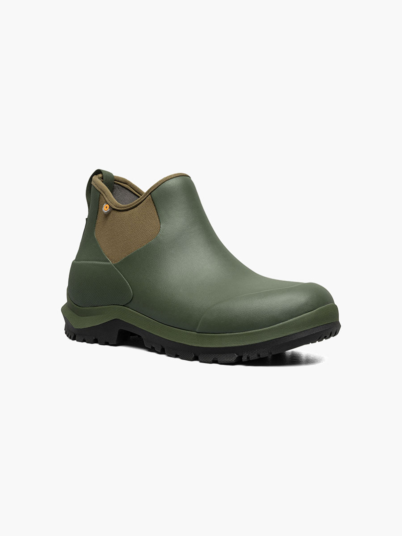 Bogs Sauvie Chelsea II Slip On Boots in Dark Green-1