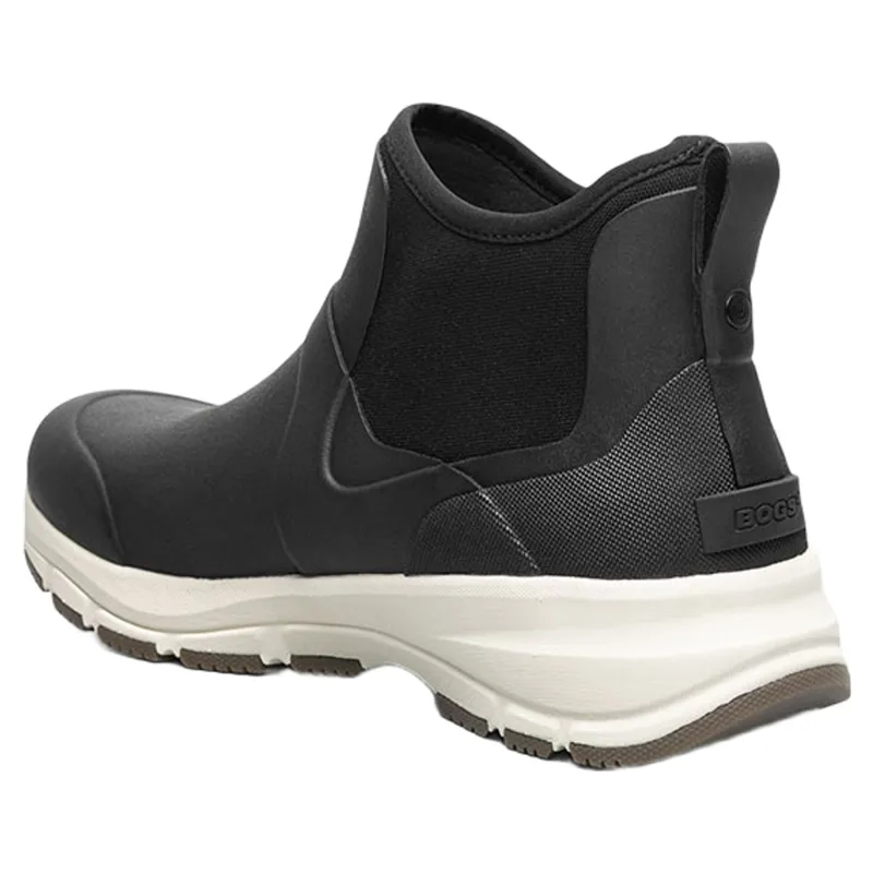 Bogs Spruce Chelsea Boot in Black Smooth-1