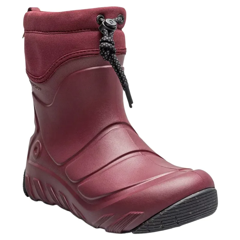 Bogs Women's Boga Boot Mid in Dark Cherry-1