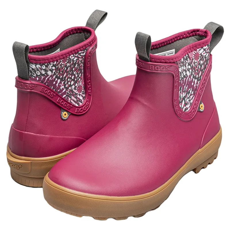 Bogs Women's Harper Chelsea Boot in Berry-1