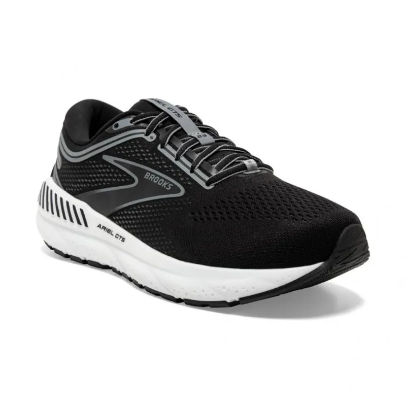 Brooks Women's Ariel GTS 23 Running Shoe in Black/Grey/White-1