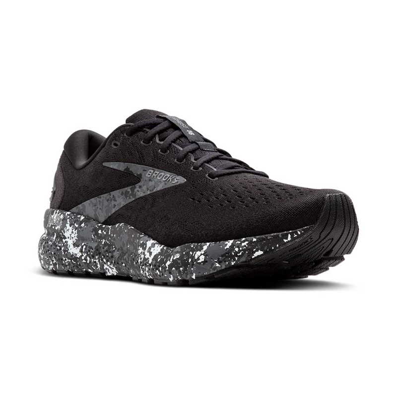 Brooks Ghost 16 in Black Iron and Lava-1