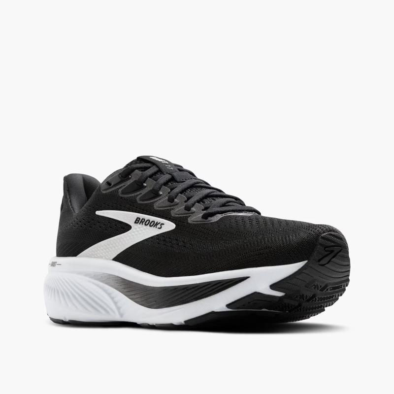 Brooks Ghost 17 in Black/Grey/White-1