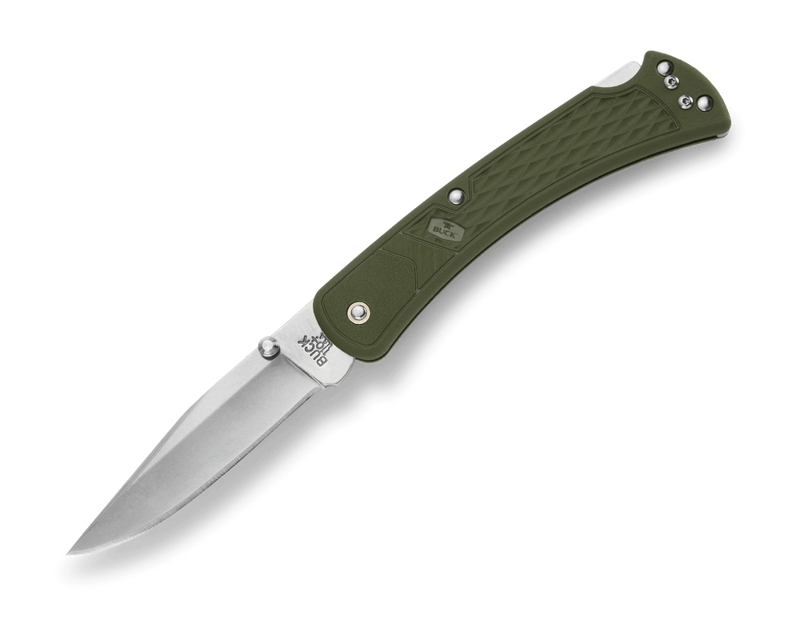 Buck Knives 110 Slim Select Knife in Green