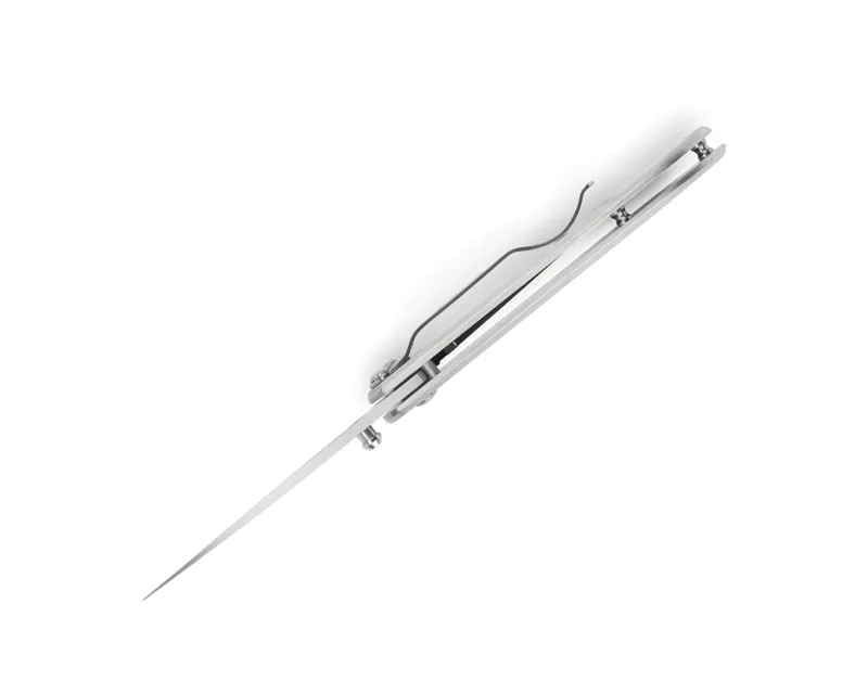 Buck Knives 327 Nobleman Knife in Brushed Steel-2