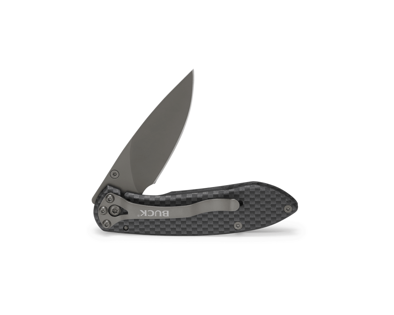 Buck Knives 327 Nobleman Carbon Fiber Graphic Knife-1