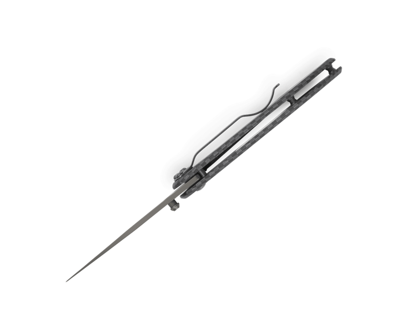 Buck Knives 327 Nobleman Carbon Fiber Graphic Knife-2