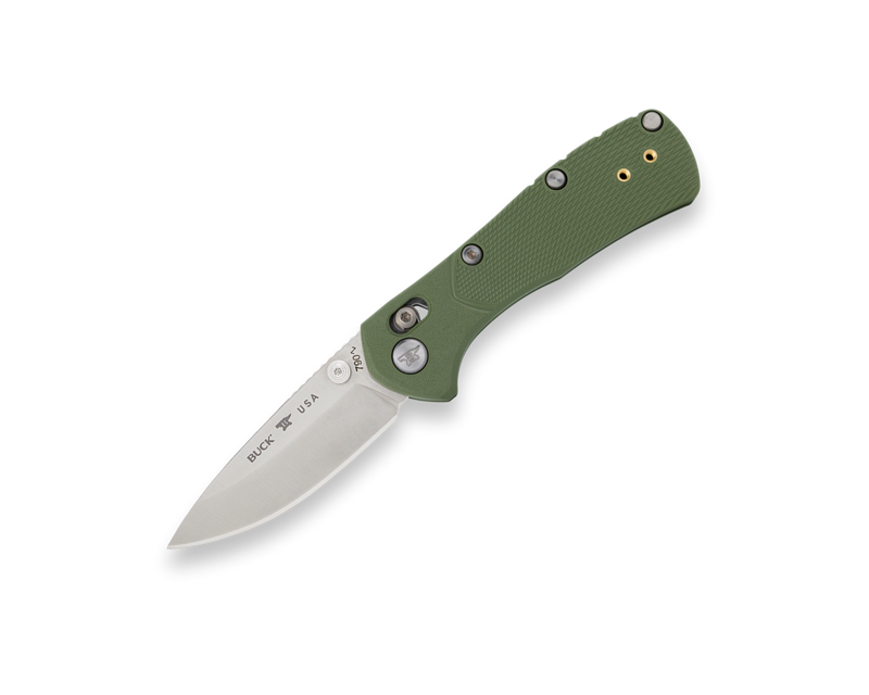 Buck Knives 790 Mini Range Pro Knife in Green