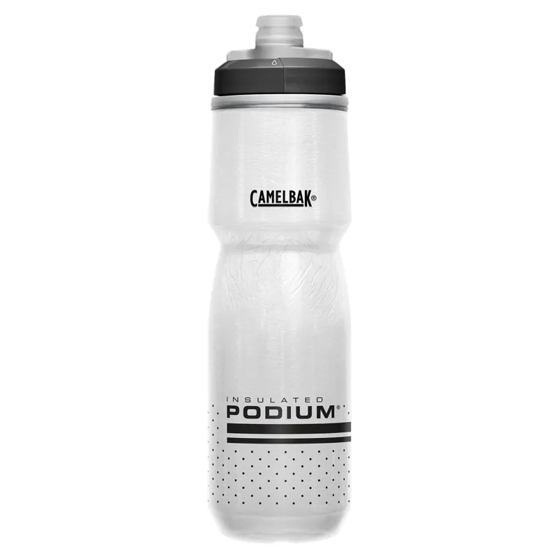 Camelbak Podium Chill 24oz Bike Bottle in White/Black