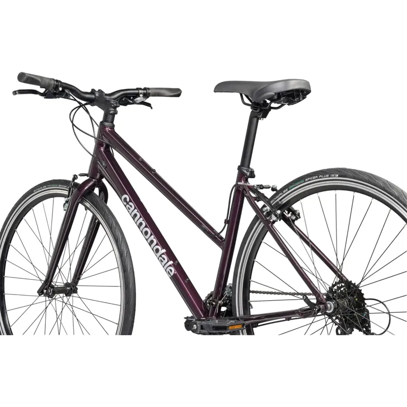 Cannondale Quick 4 StepThru Hybrid Bike in Royal Purple-3