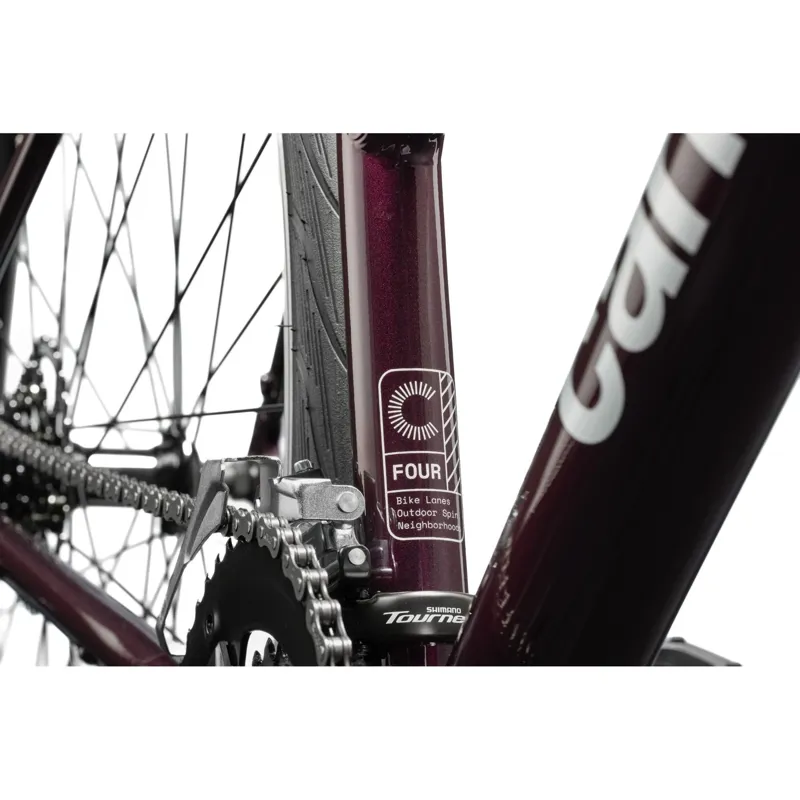Cannondale Quick 4 StepThru Hybrid Bike in Royal Purple-6