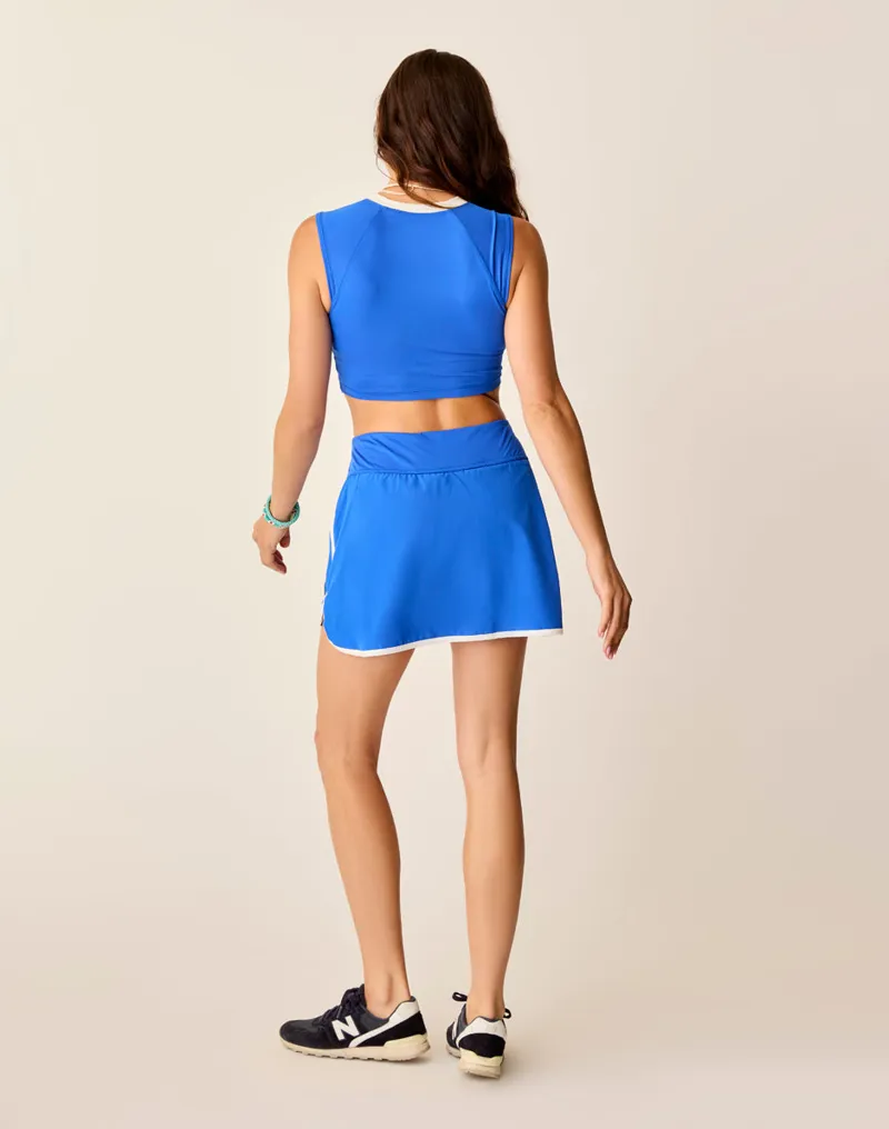 Carve Designs Anya Balsa Skort in Billie Blue-2