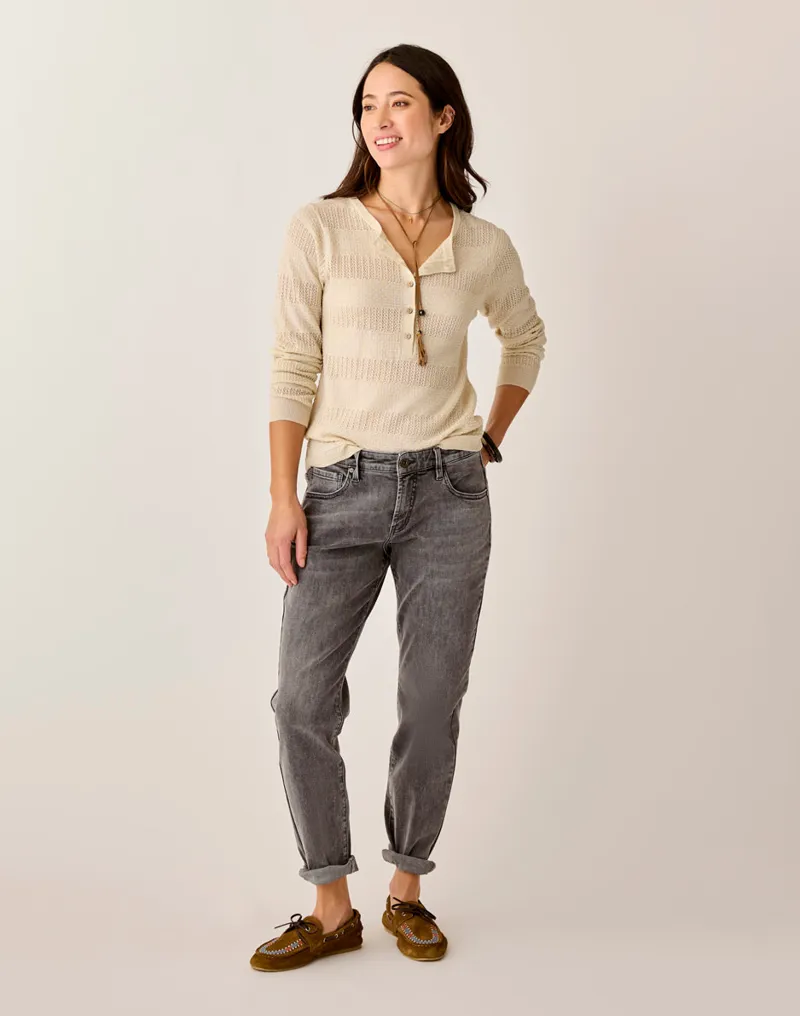 Carve Designs Carson Jean in Medium Grey-1