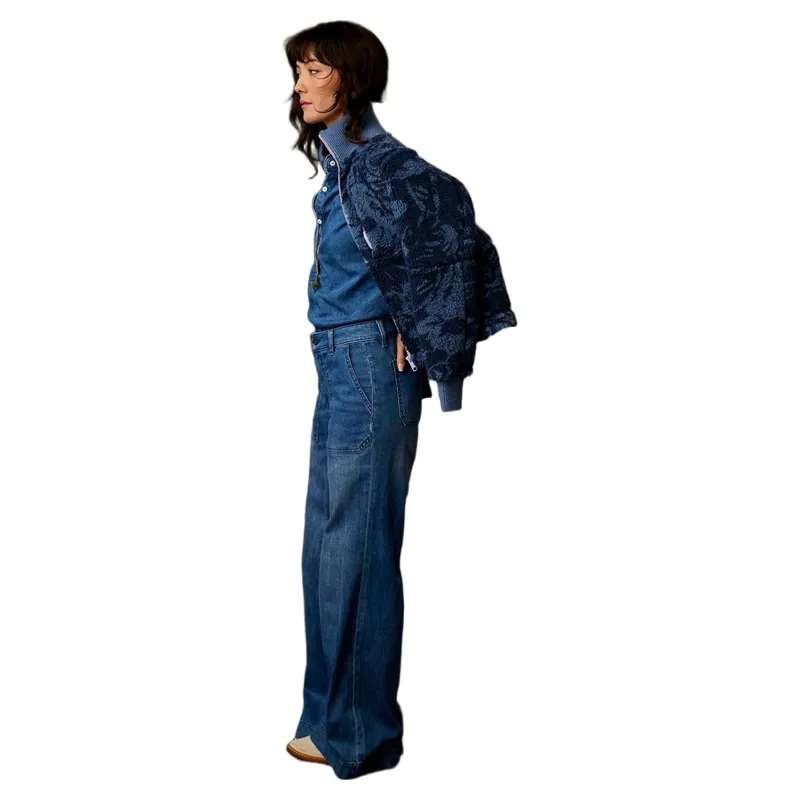 Carve Designs Cora Fleece Jacket in Dark Sapphire Wilds-5