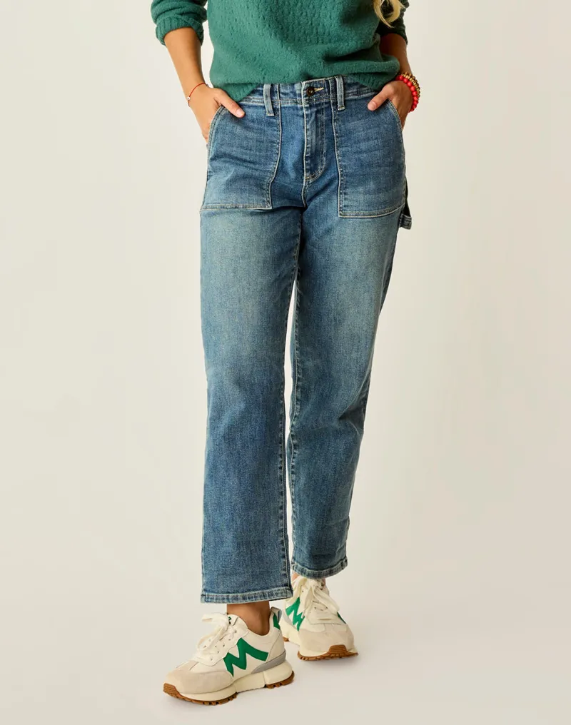 Carve Designs Corey Denim Pant in Favorite Fade-3