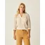 Carve Designs Dylan Gauze Shirt in Camel Stripe