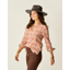 Carve Designs Dylan Gauze Shirt in Rosewood Plaid