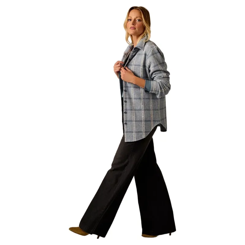 Carve Designs Fairbanks Supersoft Shirt in Blue Mirage Dobby Plaid-1