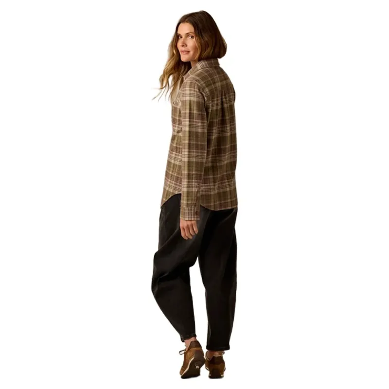 Carve Designs Fairbanks Supersoft Shirt in Dark Olive Plaid-1