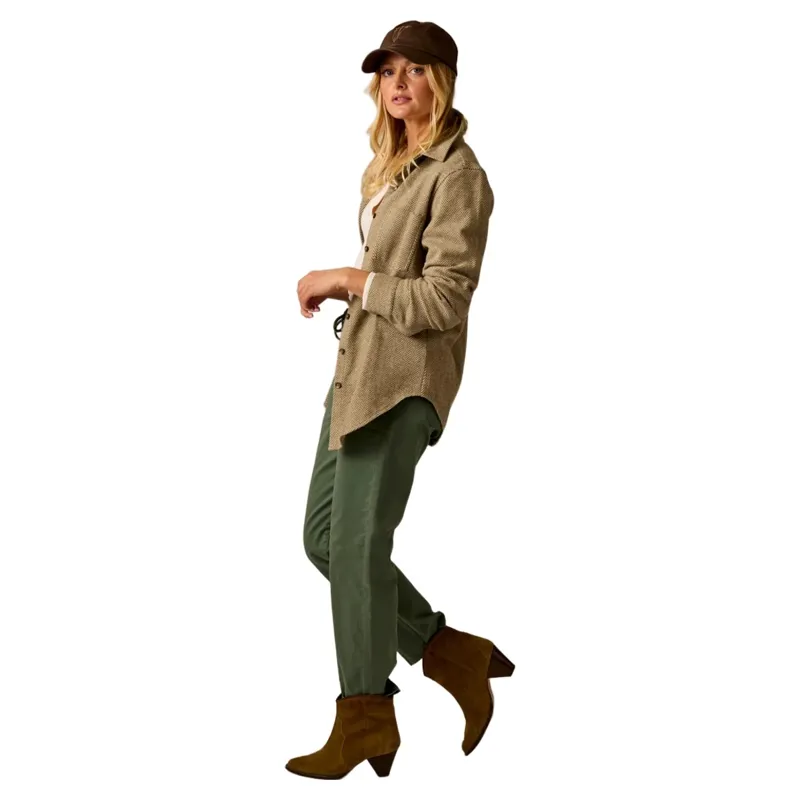 Carve Designs Fairbanks Supersoft Shirt in Herringbone-3