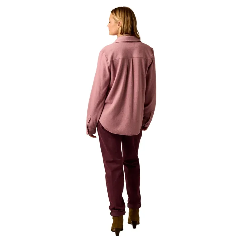 Carve Designs Fairbanks Supersoft Shirt in Light Bramble Heather-2