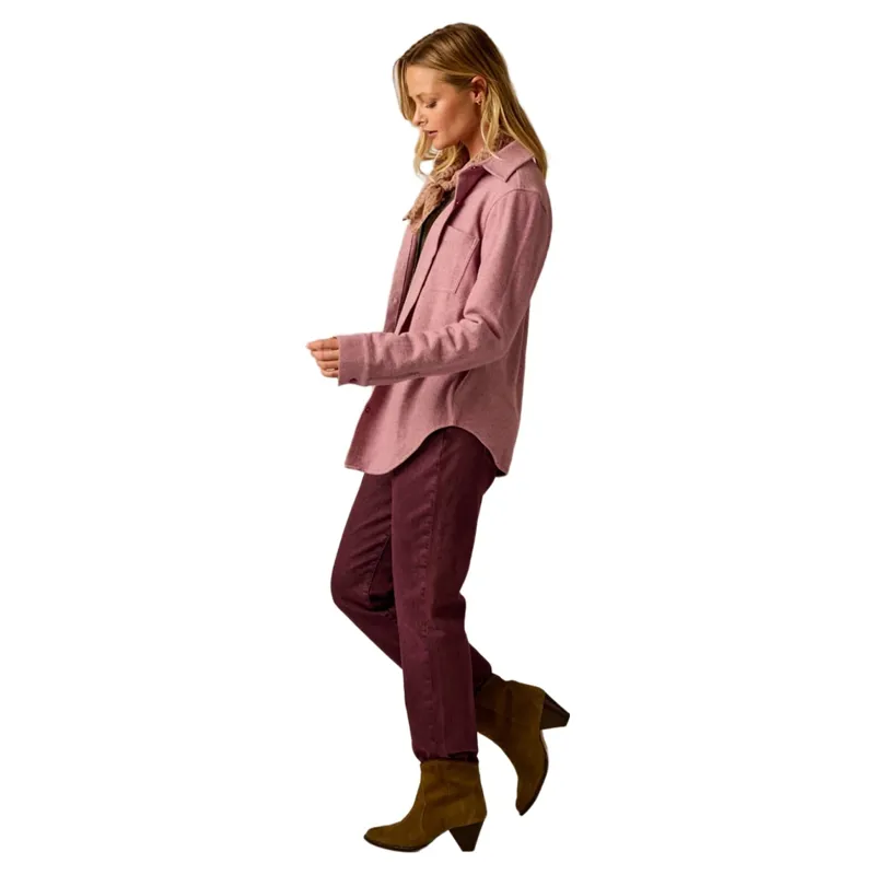 Carve Designs Fairbanks Supersoft Shirt in Light Bramble Heather-1