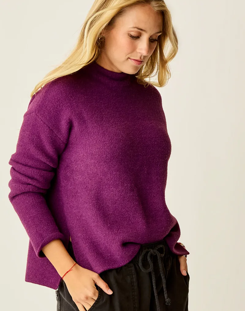 Carve Designs Olivia Plush Sweater in Nirvana-1
