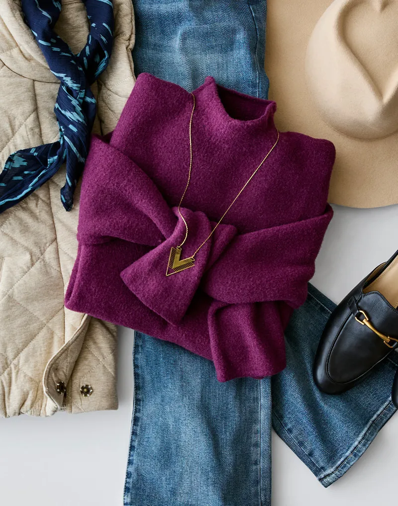 Carve Designs Olivia Plush Sweater in Nirvana-5