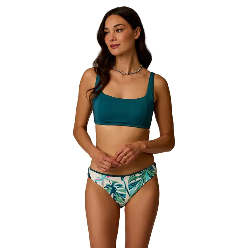 Carve Designs St. Barth Reversible Bottom in Palmetto/Nightdive-1