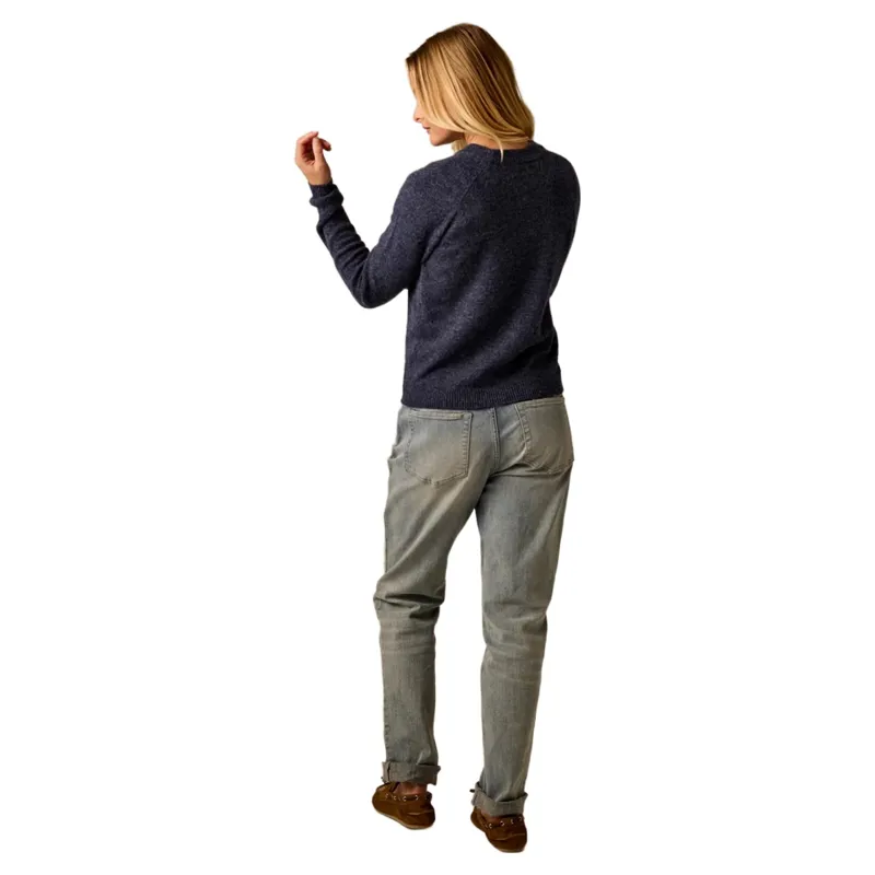 Carve Designs The Cozy Sweater in Navy Heather-2