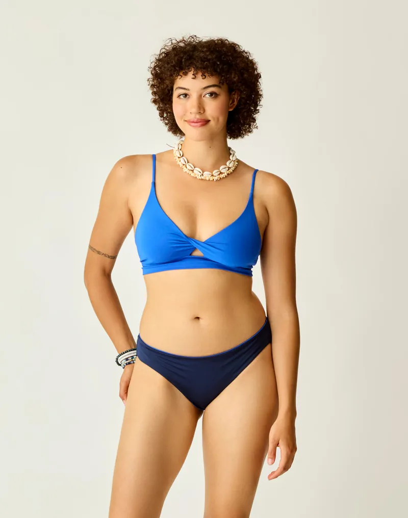 Carve Designs St Barth Reversible Bottom in Billie Blue and Navy-3