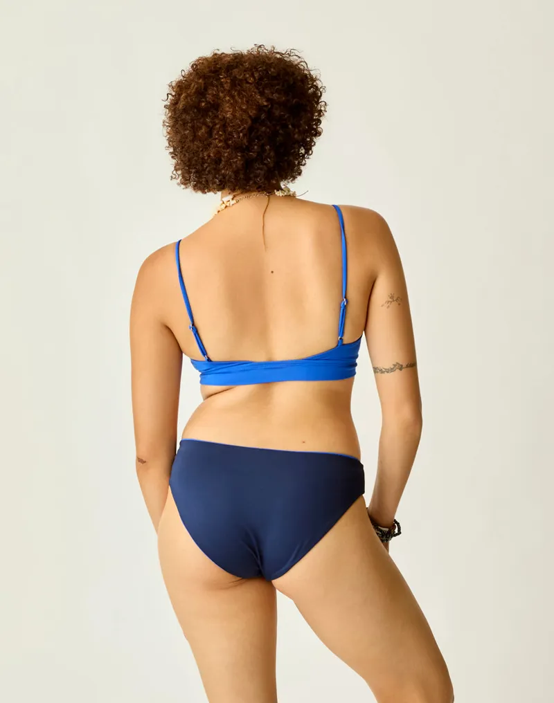 Carve Designs St Barth Reversible Bottom in Billie Blue and Navy-5