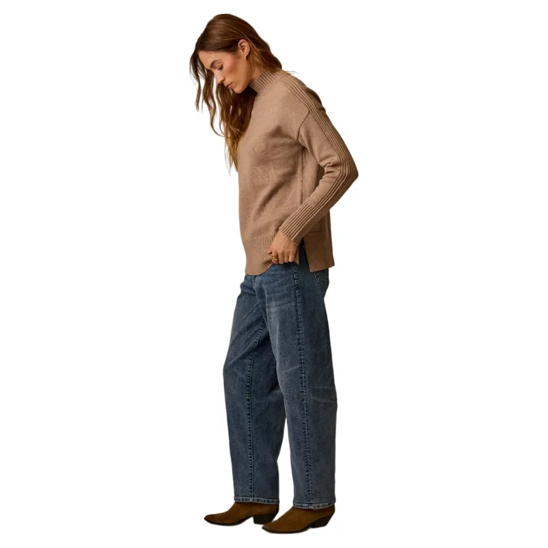 Carve Designs Woodward Sweater in Dark Barley-3