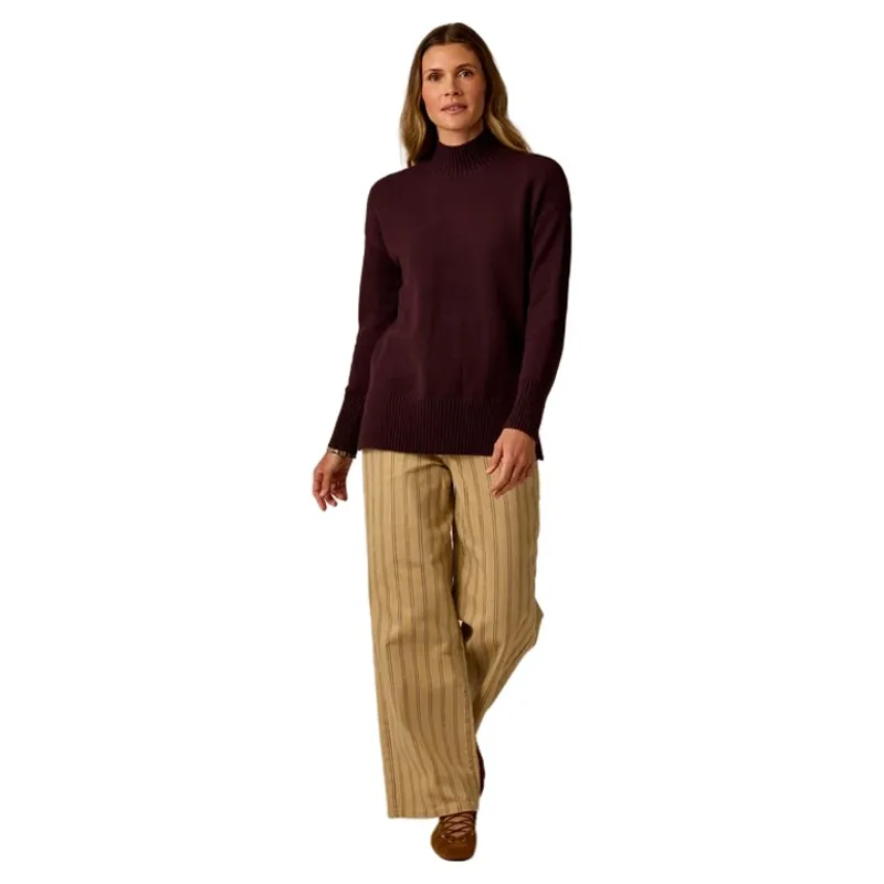 Carve Designs Woodward Sweater in Dark Plum