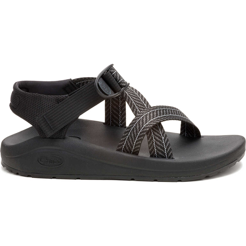 Chaco CushZ Extra Cushioned Sandal in Frond Black