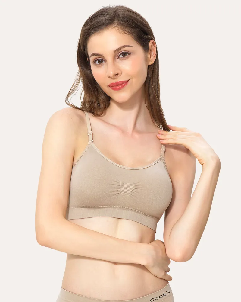 Coobie Women's Scoopneck Cami Bra in Light Nude